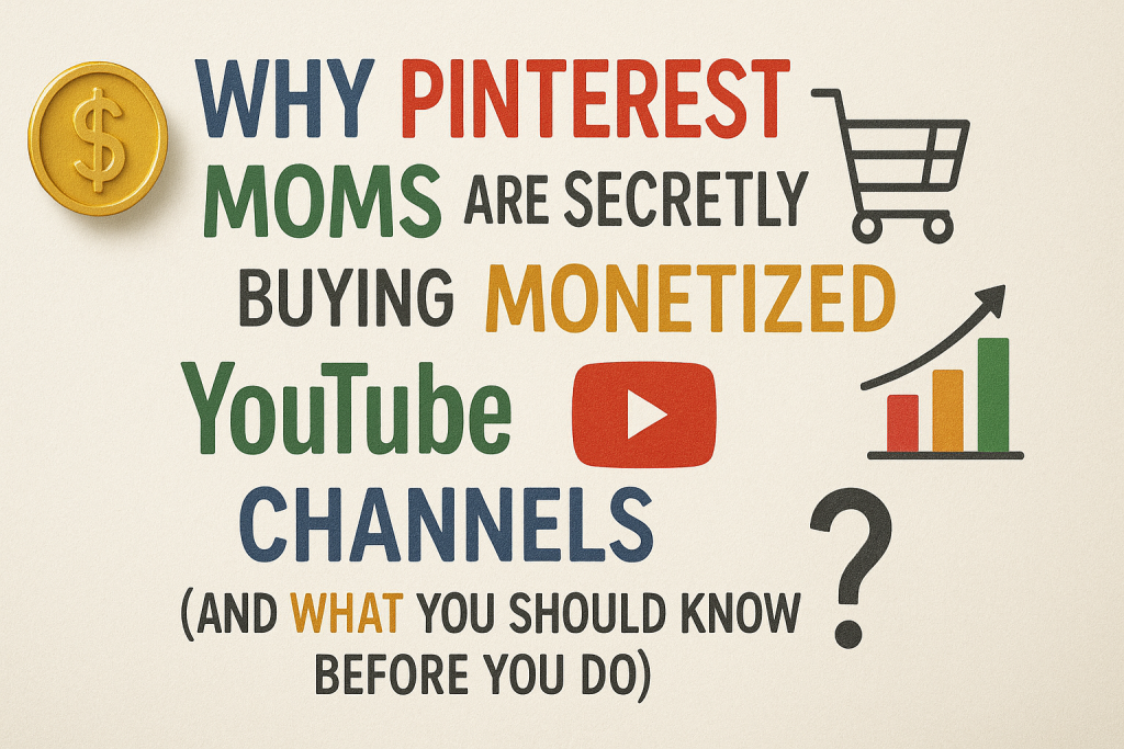 Why Pinterest Moms Are Secretly Buying Monetized YouTube Channels