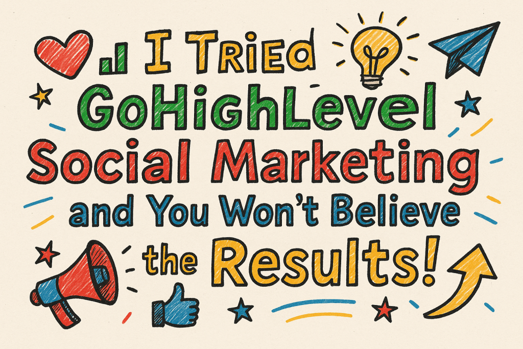I Tried GoHighLevel Social Marketing and You Won’t Believe the Results!